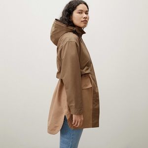 Everlane The Renew Anorak in Brown Coconut NWT